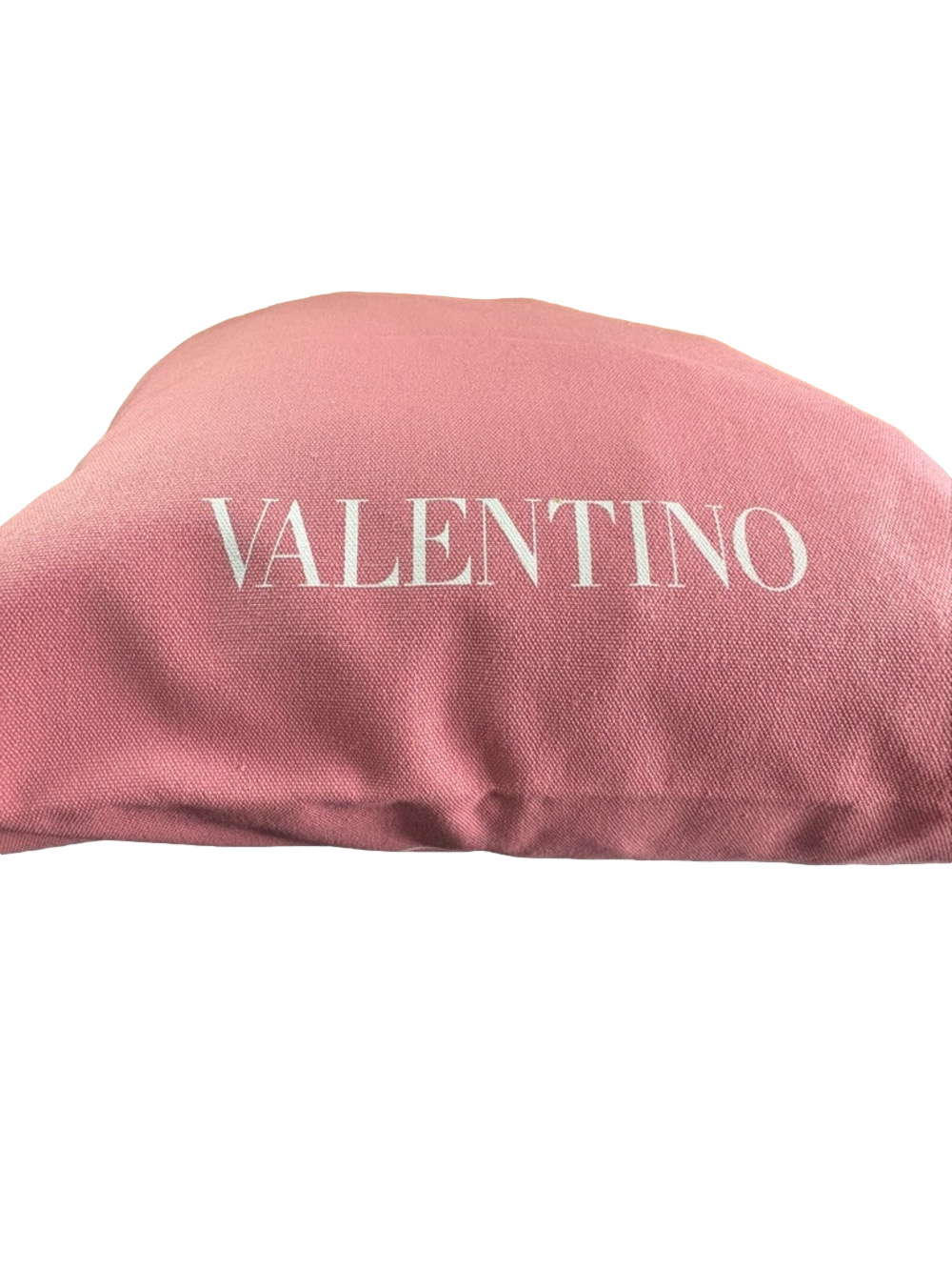 Valentino Garavani Pink Canvas Tote Bag Large Logo Shopper Reusable Luxury NWOT - Picture 7 of 11